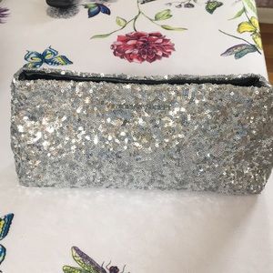 Victoria’s Secret Silver Sequined Clutch